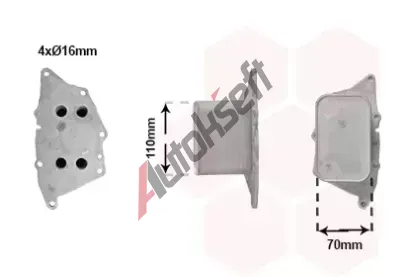 VAN WEZEL Chladi oleje VAW 06013702, 06013702