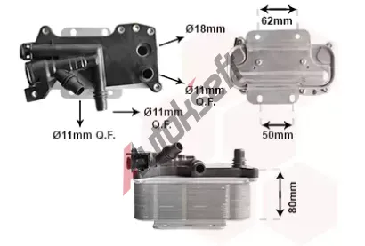 VAN WEZEL Chladi oleje automatick pevodovky VAW 06013709, 06013709
