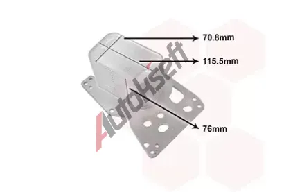 VAN WEZEL Chladi� oleje VAW 06013718, 06013718