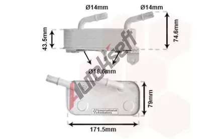 VAN WEZEL Chladi oleje automatick pevodovky VAW 06013753, 06013753