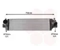 Chladi vzduchu intercooler VAN WEZEL ‐ VAW 06014703
