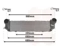 Chladi vzduchu intercooler VAN WEZEL ‐ VAW 06014711