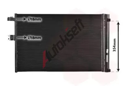 VAN WEZEL Kondenztor klimatizace VAW 06015707, 06015707