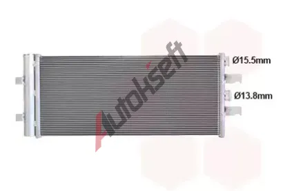 VAN WEZEL Kondenz�tor klimatizace VAW 06015710, 06015710