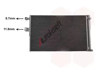VAN WEZEL Kondenz�tor klimatizace VAW 06015716, 06015716