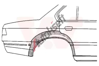 VAN WEZEL Boční stěna VAW 0605148, 0605148 VAN WEZEL Boční stěna VAW 0605148, 0605148