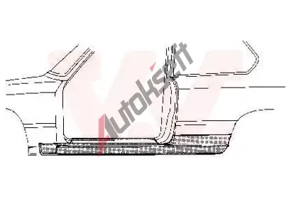 VAN WEZEL Práh dveří VAW 0606.02, 0606.02 VAN WEZEL Práh dveří VAW 0606.02, 0606.02