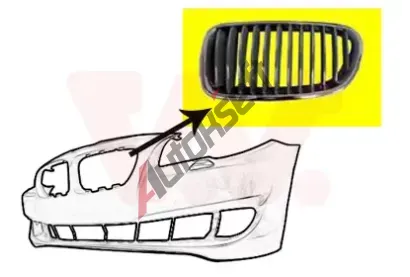 VAN WEZEL Mřížka chladiče VAW 0617511, 0617511 VAN WEZEL Mřížka chladiče VAW 0617511, 0617511
