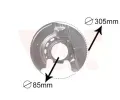 Ochrann� plech proti ne�istot�m brzdov�ho kotou�e&nbsp;VAN WEZEL&nbsp;&dash;&nbsp;VAW 0620372