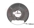 Ochrann� plech proti ne�istot�m brzdov�ho kotou�e&nbsp;VAN WEZEL&nbsp;&dash;&nbsp;VAW 0620373