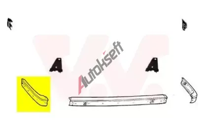 VAN WEZEL Nárazník VAW 0620533, 0620533 VAN WEZEL Nárazník VAW 0620533, 0620533