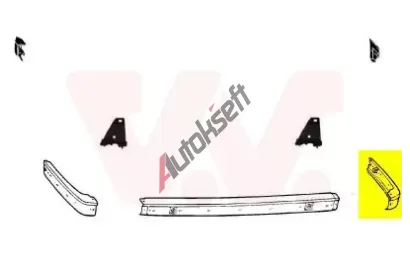 VAN WEZEL Nárazník VAW 0620534, 0620534 VAN WEZEL Nárazník VAW 0620534, 0620534