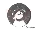 Ochrann� plech proti ne�istot�m brzdov�ho kotou�e&nbsp;VAN WEZEL&nbsp;&dash;&nbsp;VAW 0627373