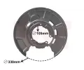 Ochrann� plech proti ne�istot�m brzdov�ho kotou�e&nbsp;VAN WEZEL&nbsp;&dash;&nbsp;VAW 0627374