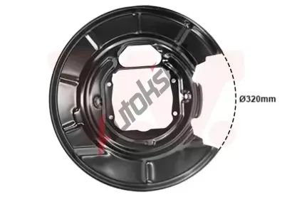 VAN WEZEL Ochranný plech proti nečistotám brzdového kotouče VAW 0639377, 0639377  VAN WEZEL Ochranný plech proti nečistotám brzdového kotouče VAW 0639377, 0639377