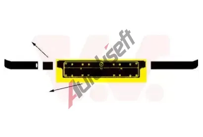 VAN WEZEL Držák poznávací značky VAW 0640480, 0640480  VAN WEZEL Držák poznávací značky VAW 0640480, 0640480