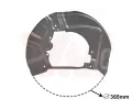 Ochrann plech proti neistotm brzdovho kotoue VAN WEZEL ‐ VAW 0655371