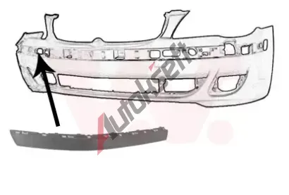 VAN WEZEL Ozdobná / ochranná lišta nárazníku VAW 0663582, 0663582 VAN WEZEL Ozdobná / ochranná lišta nárazníku VAW 0663582, 0663582