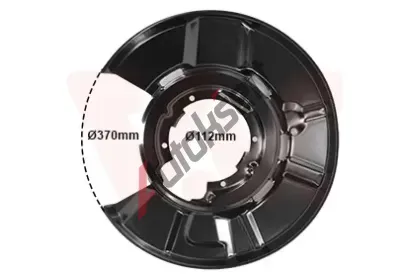 VAN WEZEL Ochrann� plech proti ne�istot�m brzdov�ho kotou�e VAW 0667373, 0667373