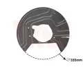 Ochrann� plech proti ne�istot�m brzdov�ho kotou�e&nbsp;VAN WEZEL&nbsp;&dash;&nbsp;VAW 0680371