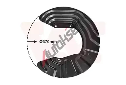 VAN WEZEL Ochrann� plech proti ne�istot�m brzdov�ho kotou�e VAW 0682371, 0682371