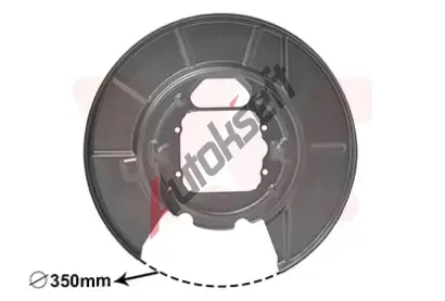 VAN WEZEL Ochrann� plech proti ne�istot�m brzdov�ho kotou�e VAW 0685374, 0685374