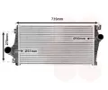 Chladi vzduchu intercooler VAN WEZEL ‐ VAW 08004069