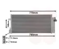 Kondenztor klimatizace VAN WEZEL ‐ VAW 08005062