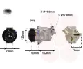 Kompresor klimatizace VAN WEZEL ‐ VAW 0800K052