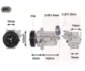 Kompresor klimatizace&nbsp;VAN WEZEL&nbsp;&dash;&nbsp;VAW 0800K063