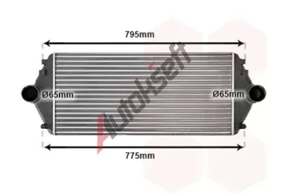 VAN WEZEL Chladi vzduchu intercooler VAW 09004086, 09004086