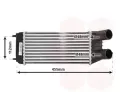 Chladi vzduchu intercooler VAN WEZEL ‐ VAW 09004264