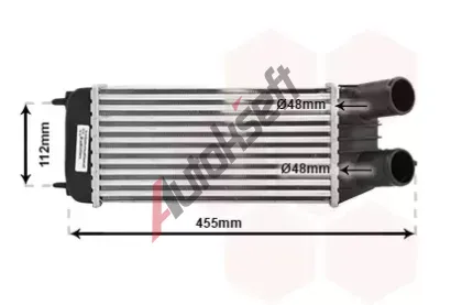 VAN WEZEL Chladi vzduchu intercooler VAW 09004264, 09004264