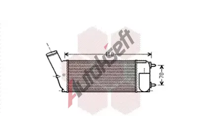 VAN WEZEL Chladi vzduchu intercooler VAW 09004268, 09004268