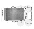 VAN WEZEL Kondenztor - klimatizace ‐ VAW 09005231