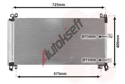 VAN WEZEL Kondenztor klimatizace VAW 09005273, 09005273