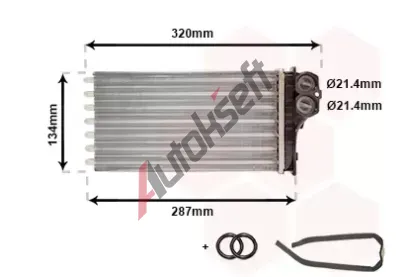 VAN WEZEL V�m�n�k tepla vnit�n�ho vyt�p�n� VAW 09006279, 09006279