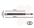 Vysoue klimatizace VAN WEZEL ‐ VAW 0900D247