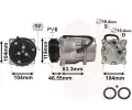 VAN WEZEL Kompresor klimatizace ‐ VAW 0900K161
