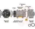 Kompresor klimatizace VAN WEZEL ‐ VAW 0900K238