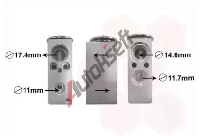 VAN WEZEL Expanzn� ventil klimatizace VAW 09011201, 09011201