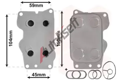 VAN WEZEL Chladi oleje VAW 09013701, 09013701