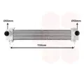 Chladi vzduchu intercooler VAN WEZEL ‐ VAW 09014708