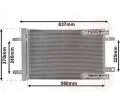 Kondenztor klimatizace VAN WEZEL ‐ VAW 09015702