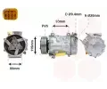 VAN WEZEL Kompresor klimatizace ‐ VAW 0901K706
