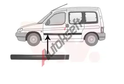 VAN WEZEL Ozdobn / ochrann lita dve VAW 0903423, 0903423
