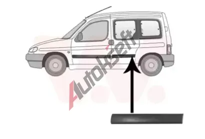VAN WEZEL Ozdobn / ochrann lita dve VAW 0903425, 0903425