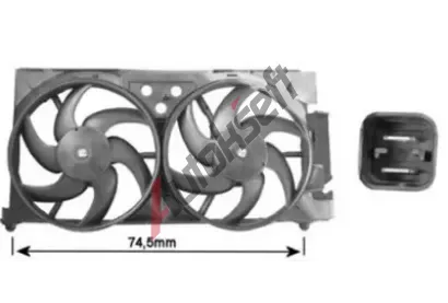 VAN WEZEL Vtrk - chlazen motoru VAW 0903751, 0903751