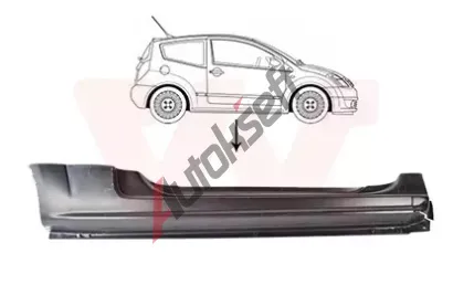 VAN WEZEL Práh dveří VAW 0917102, 0917102 VAN WEZEL Práh dveří VAW 0917102, 0917102