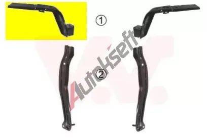 VAN WEZEL Uchycení světlometu VAW 0925662, 0925662  VAN WEZEL Uchycení světlometu VAW 0925662, 0925662